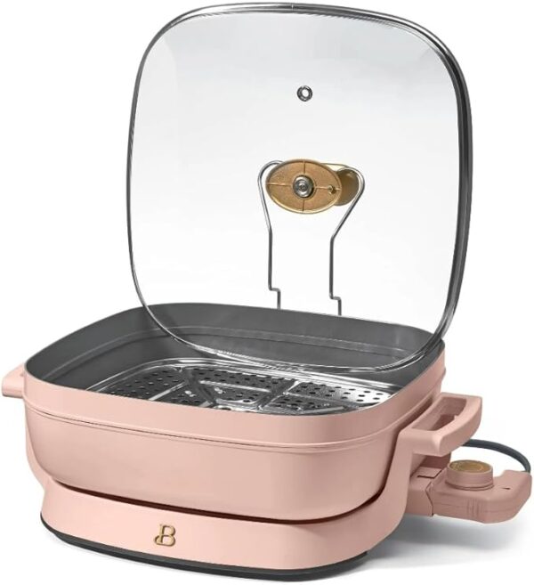 Professional Electric Skillet for Multi-Purpose Cooking.