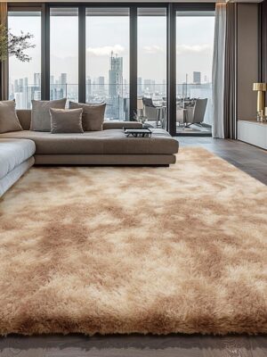 Luxurious Faux Fur Rug Carpet for Living Room Decor.