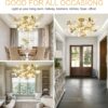 Premium ceramic hanging chandelier for sophisticated home.