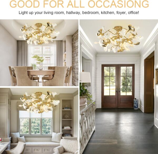 Premium ceramic hanging chandelier for sophisticated home.