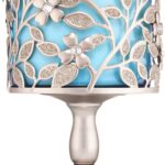 Luxury crystal candle holders with modern design.
