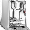 Energy-efficient espresso machine with sleek modern design.