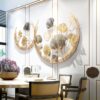 Luxury handcrafted decorative wall sculpture for modern interiors.