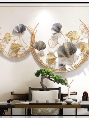 Modern decorative wall sculpture to enhance living spaces.