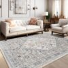 Modern area rug for stylish living room decor.