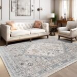 Modern area rug for stylish living room decor.