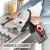 High-powered steam mop floor cleaner for deep sanitization.