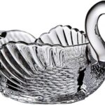 GlassyGrace swan-shaped glass bowl that blends functionality with decorative elegance.