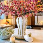 Ceramic decorative vase for home