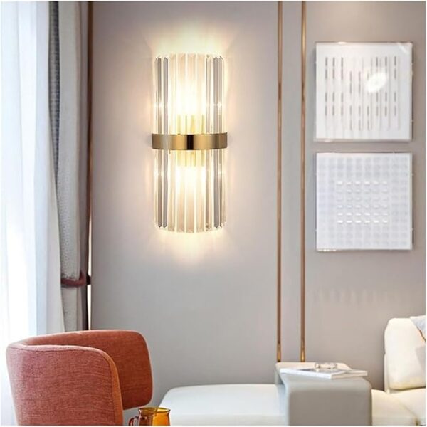 Modern gold finish, and elegant ambient lighting