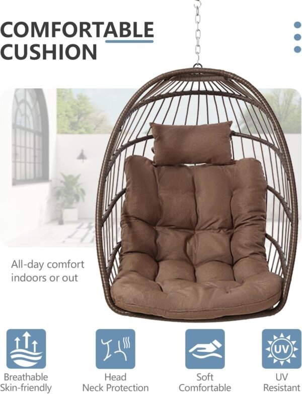 Premium Grey Hanging Chair for Living Room