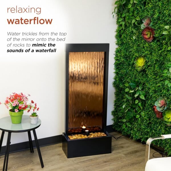 Luxury Mirror Waterfall Fountain Design