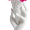 Ethereal Bloom Hand Sculpture Vase white artistic flower holder