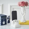 Ethereal Bloom decorative vase on coffee table